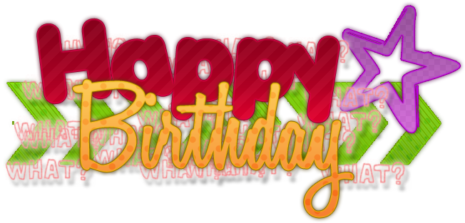 More Like Happy Birthday Texto Png Pedido By (800x800), Png Download