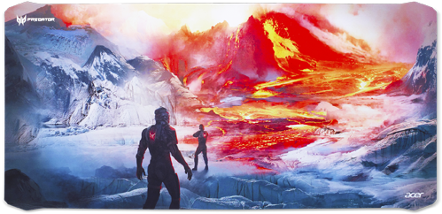 Predator Magma Battle Xxl Mousepad - Np Msp11 00c (536x536), Png Download