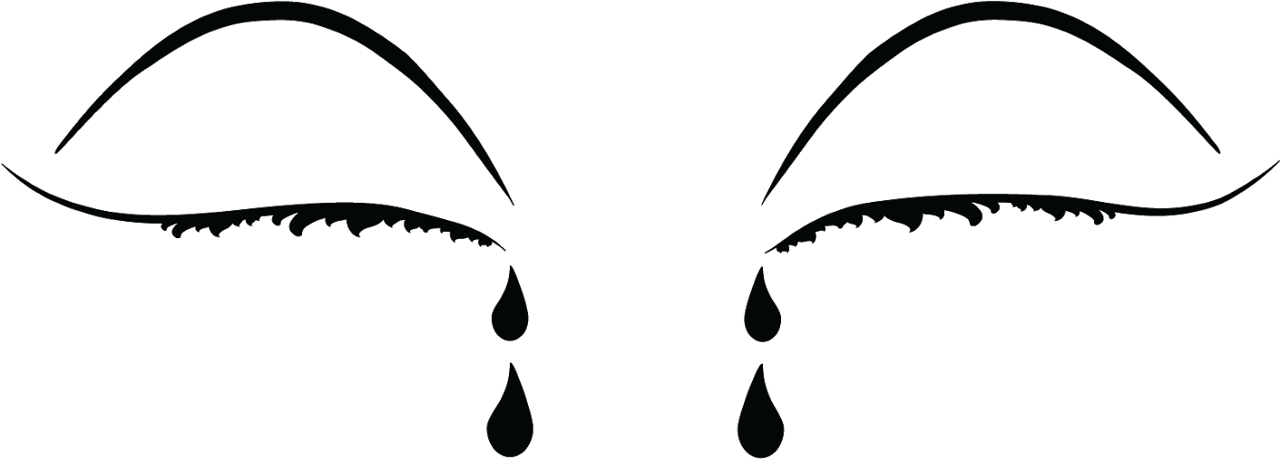 Vector Crying Eyes Png And Clipart - Clip Art (1600x1207), Png Download