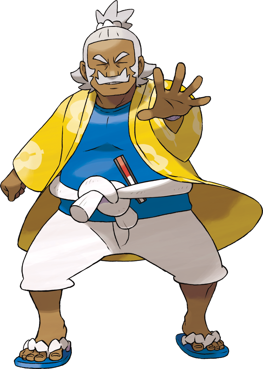 Bulbapedia, The Community-driven Pokémon Encyclopedia - Kahuna Pokemon Sun And Moon (915x1280), Png Download