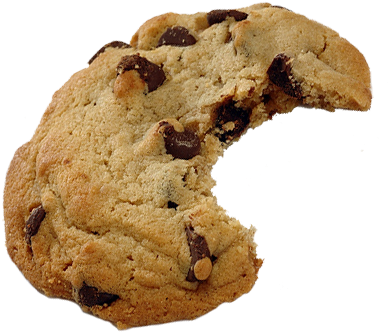 Transparent Cookie Eaten - Eaten Cookie Transparent (395x341), Png Download