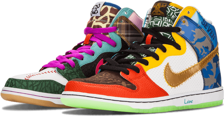 Nike Sb Dunk High What The Doernbecher (1000x600), Png Download