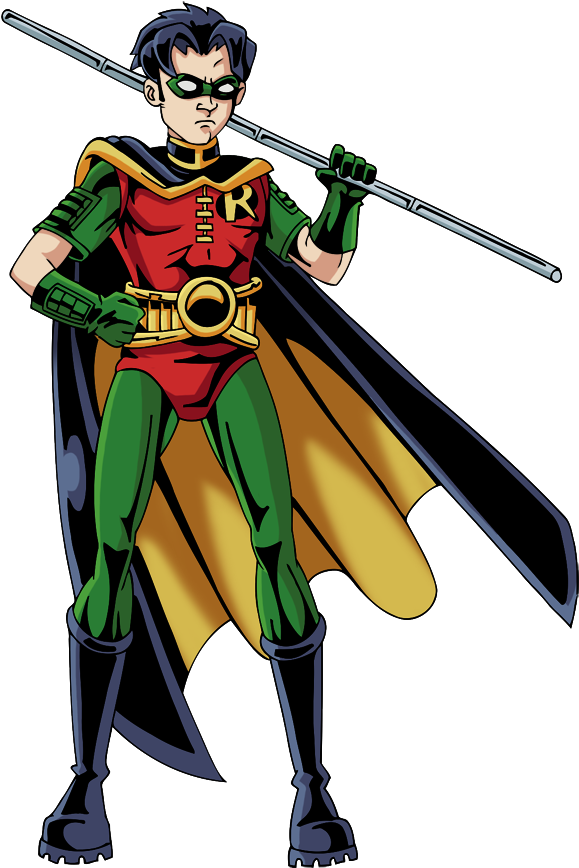 Robin Drawing Tim Drake - Tim Drake Robin 90s (674x896), Png Download