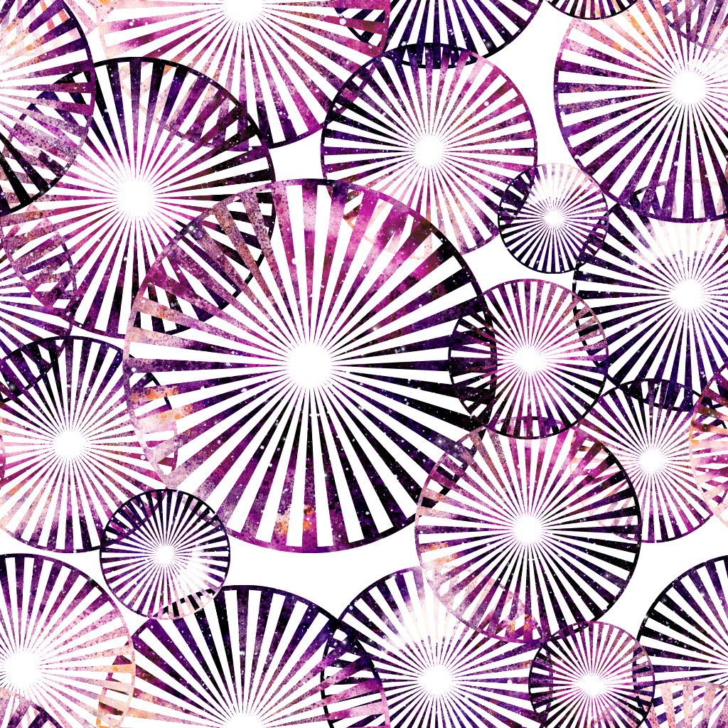 Hand Painted Colorful Round Fan Background Image Png - Portable Network Graphics (1024x1024), Png Download