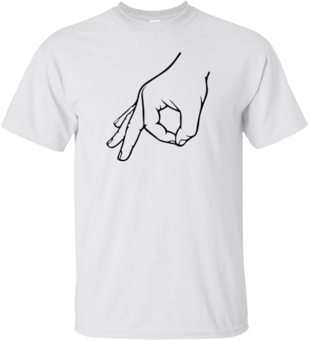 Ok Hand Sign Shirt - Lil Peep T Shirt (1155x1155), Png Download