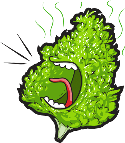 Image Courtesy Of Bloommoji - Cannabis (480x480), Png Download