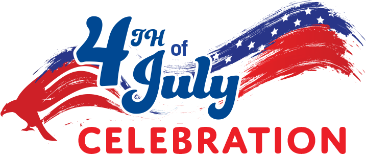 4th Of July Celebration - 4th Of July Logo Png (717x301), Png Download