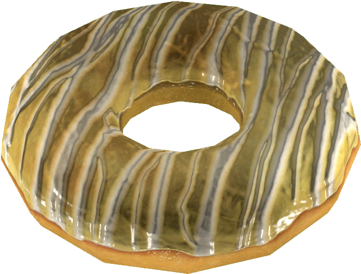 Fo4 Deezer's Lemon Cake Donut - Simit (844x630), Png Download