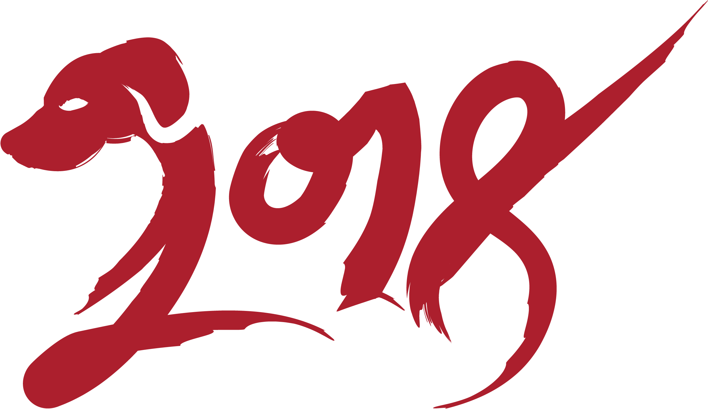 Graphic Free Library Chinese New Year 2018 Clipart - Chinese New Year (2481x1513), Png Download