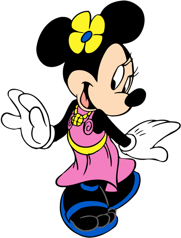 Disney Babies Clip Art - Minnie Mouse Beach Png (600x804), Png Download