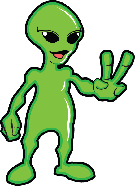 Png Royalty Free Library Http Www Cliparthut Com Clip - Alien Clip Art Png (436x601), Png Download
