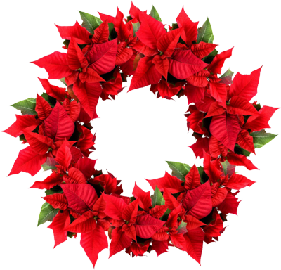 Free Icons Png - Christmas Wreath Png Transparent (400x384), Png Download