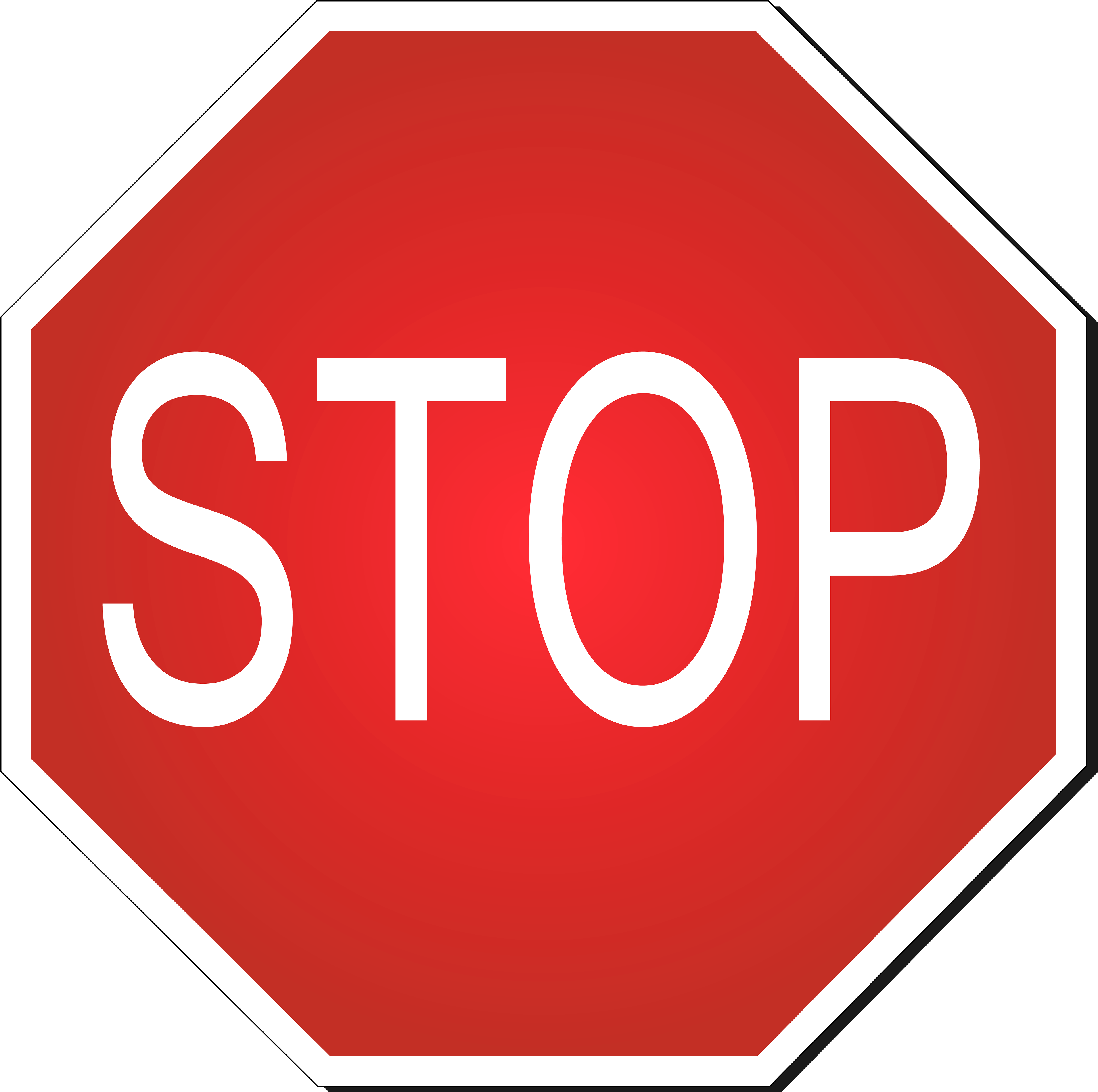 Clipart Royalty Free Stop Road Sign Png Best Web - Street Signs And Symbols (5000x4974), Png Download