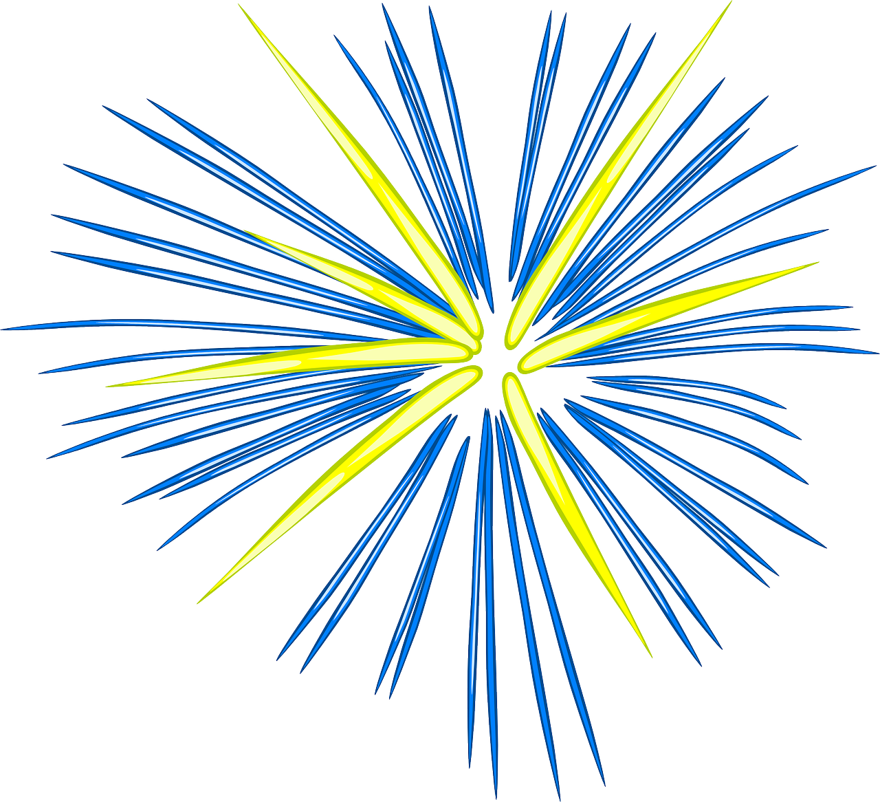 Picture Free Library Fireworks Clipart Free Images - Fireworks Png Clipart (900x819), Png Download