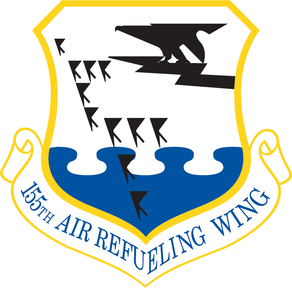 155th Air Refueling Wing - Nebraska Air National Guard (1007x991), Png Download
