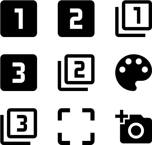 Numbers Png Pack - Number Png Black (600x564), Png Download