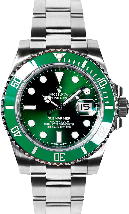 Épinglé Par ❃❀cm❁✿⊱rolex Submariner Date Green - Submariner Rolex Green Face (440x712), Png Download