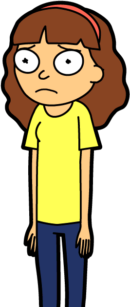 Morticia Wiki Fandom Powered By Wikia - Rick And Morty Female (300x650), Png Download