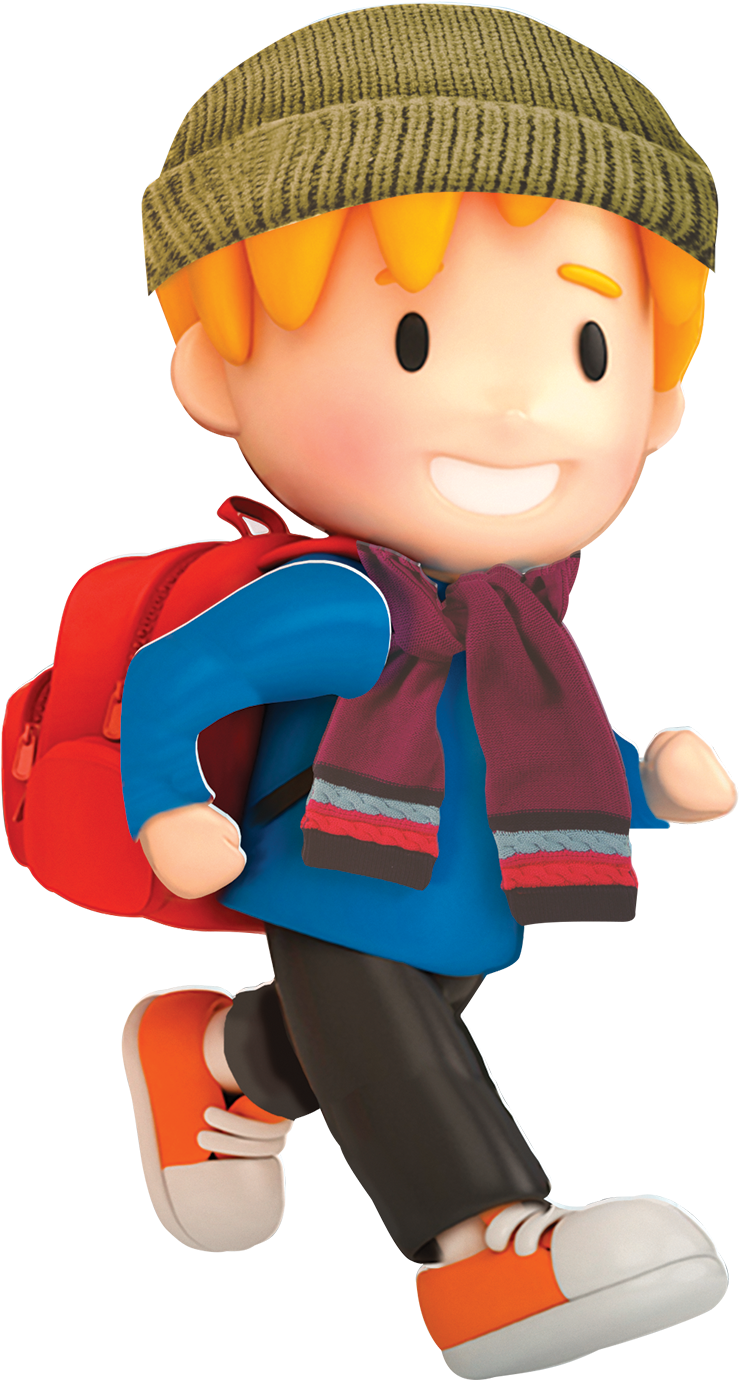 Jpg Library Download Winter Walk To School Week Th - Walking To School Png (1207x1722), Png Download