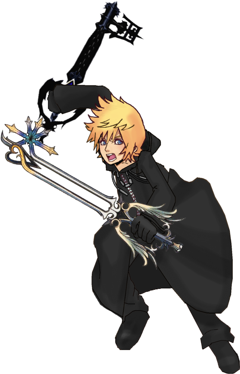 View Samegoogleiqdbsaucenao 532423 , - Kingdom Hearts Roxas Artwork (900x1271), Png Download