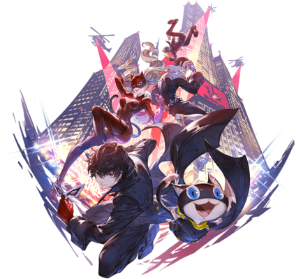 Joker B - Granblue Fantasy Persona 5 (480x400), Png Download