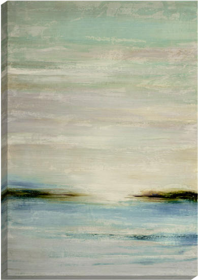 Sea Dawn - Gallery Wrap - Painting (550x550), Png Download