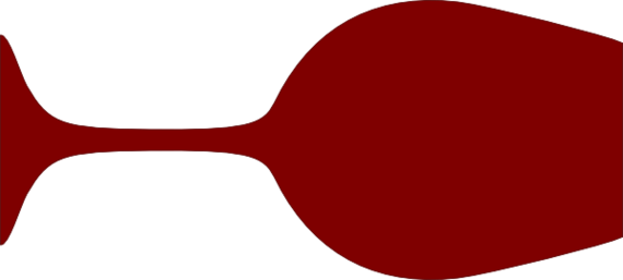 Wine Glass Art Clipart Free To Use Clip Resource - Red Wine Glass Clip Art (570x257), Png Download