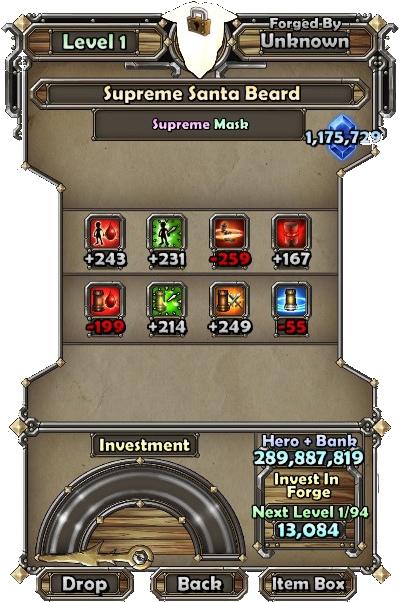 Santa Beard - Wiki (411x613), Png Download