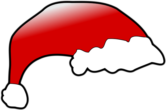 Hat Santa - Christmas Hat Clipart Png (958x756), Png Download