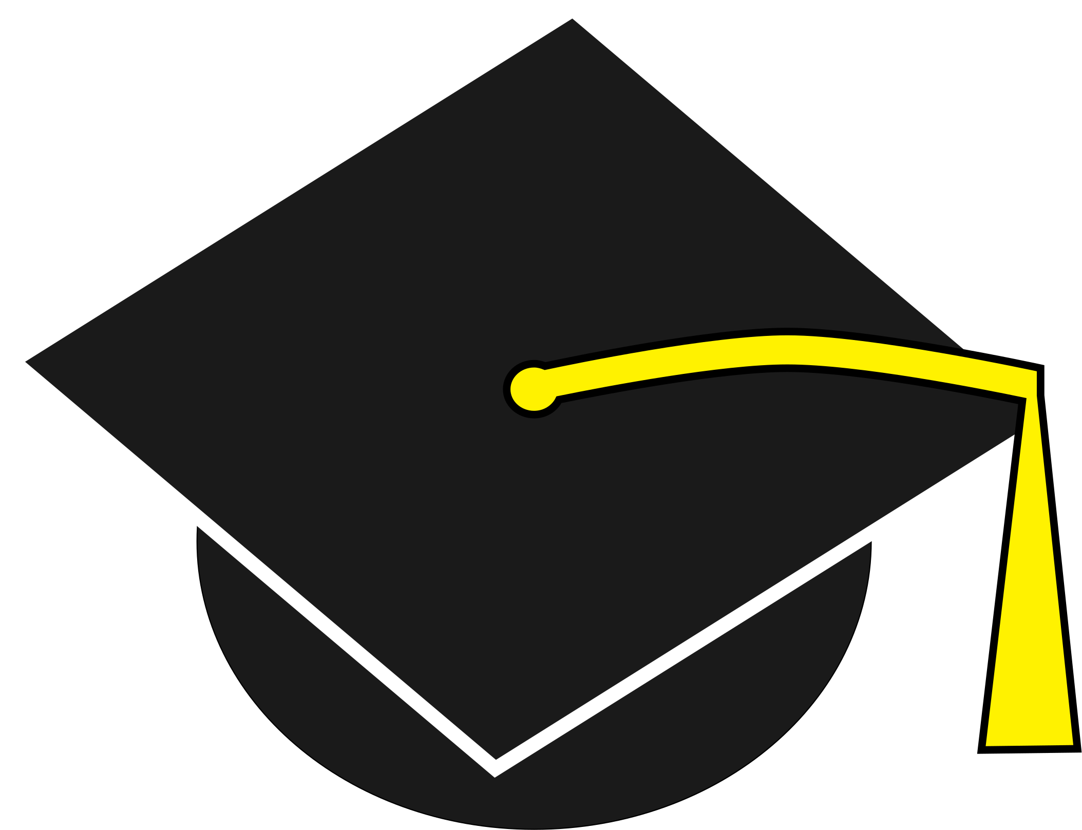 Clipart Graduation Hat - Schul-/uni-/hochschulabschluss-kappe Grußkarte (2400x1909), Png Download