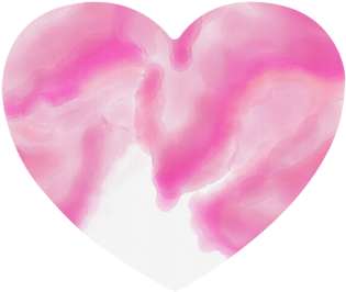 Pink Watercolor Abstract Art Heart-shaped Mousepad - Abstract Art (500x500), Png Download