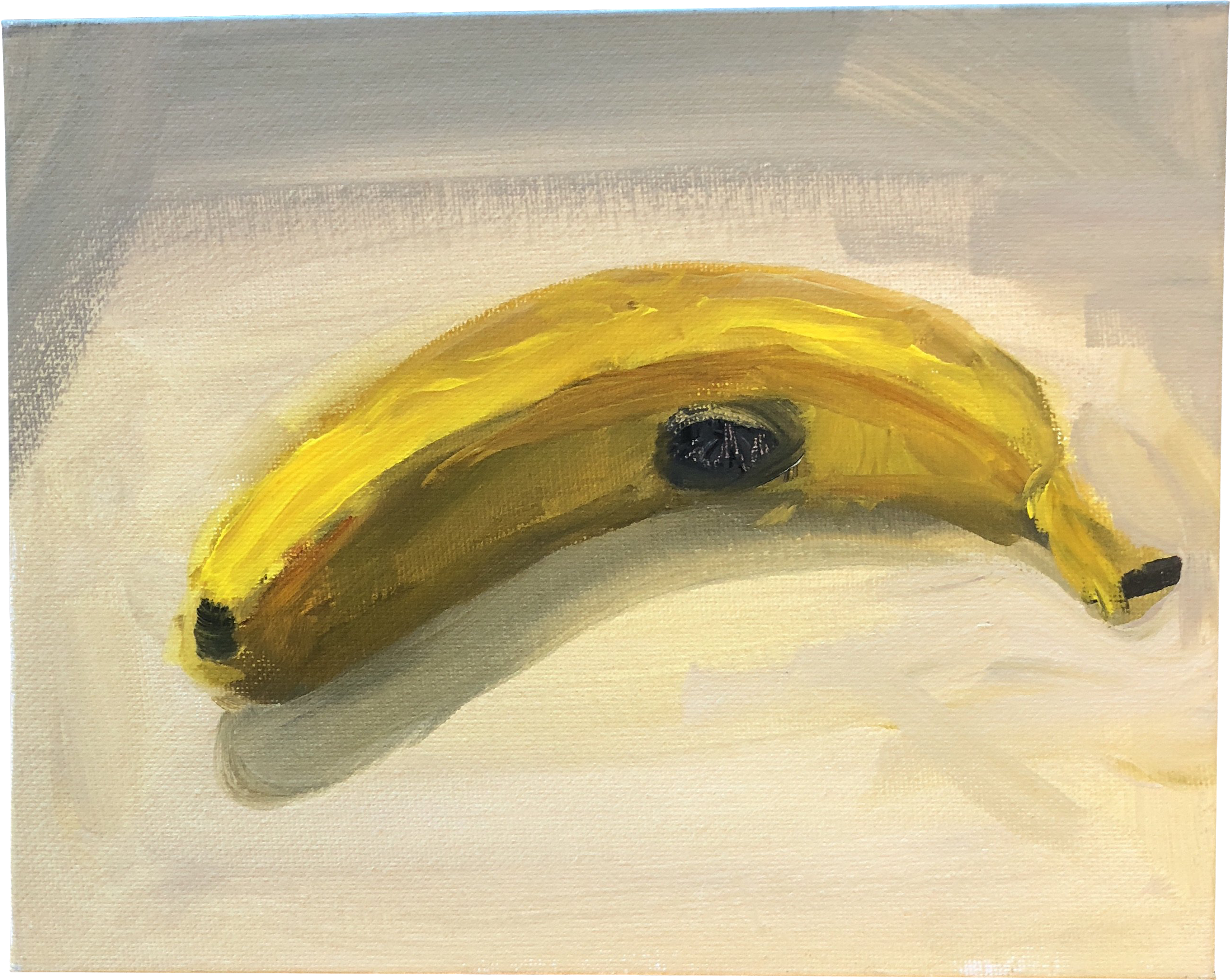 Clip Download Original Banana Contemporary Painting - Painting (2869x2287), Png Download