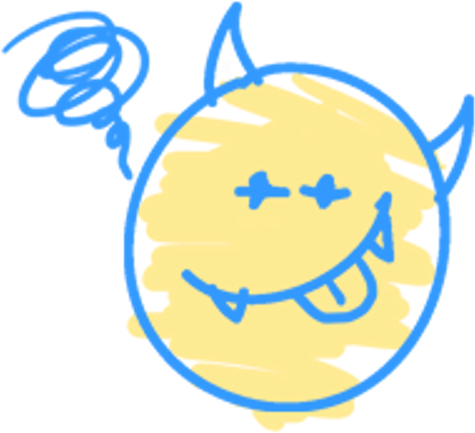 Smile Emoji Watercolor Handpainted Cute Evil Funny - Circle (1024x1024), Png Download