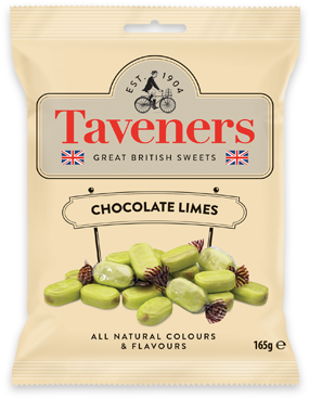 Taveners Chocolate Limes - Taveners British Mix Gums (480x415), Png Download