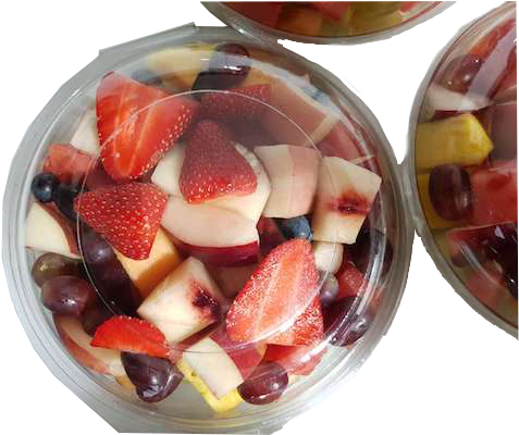 Fresh Fruit Salad - Salad (533x400), Png Download
