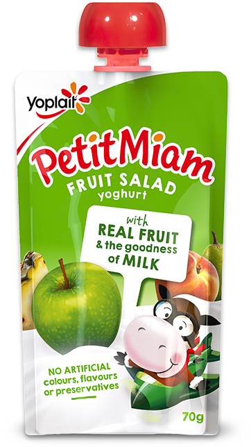 Petit Miamfruit Salad - Yoplait Petit Miam Strawberry & Beetroot 70g (1080x680), Png Download