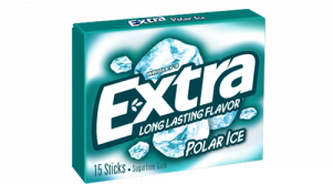 Extra Gum Png - Extra Polar Ice Sugarfree Gum, Single Pack (300x400), Png Download