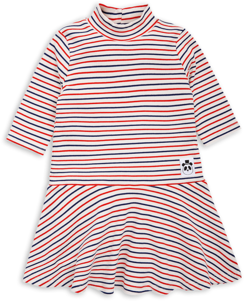 Mini Rodini Stripe Rib Dance Dress (786x786), Png Download