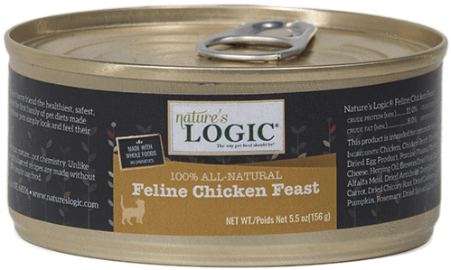 Nature's Logic Feline Grain Free Chicken Feast Canned - Nature's Logic Beef Canned Cat Food 24/5.5 Oz (550x550), Png Download