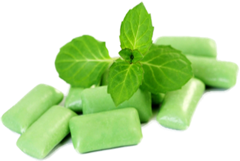 Gum Png Photo - Peppermint Chewing Gum (614x449), Png Download