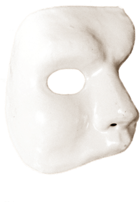 Phantom Of The Opera Mask (400x400), Png Download