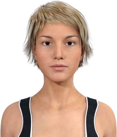 Black Eyes - Julie Bot (500x600), Png Download