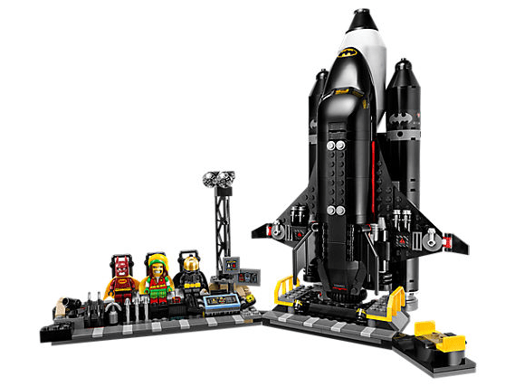 Lego Batman Movie 70923 The Bat-space Shuttle - Lego Batman Movie Space Shuttle (758x426), Png Download
