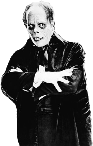 The Phantom Of The Opera - Lon Chaney Phantom (358x500), Png Download