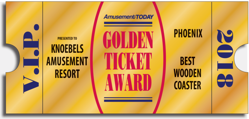 Knoebels Takes Home Golden Ticket Awards - Parallel (862x413), Png Download