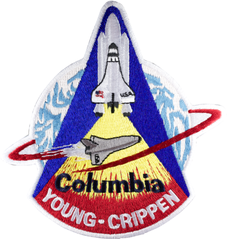 Sts-1 - Sts1 Badge (480x480), Png Download
