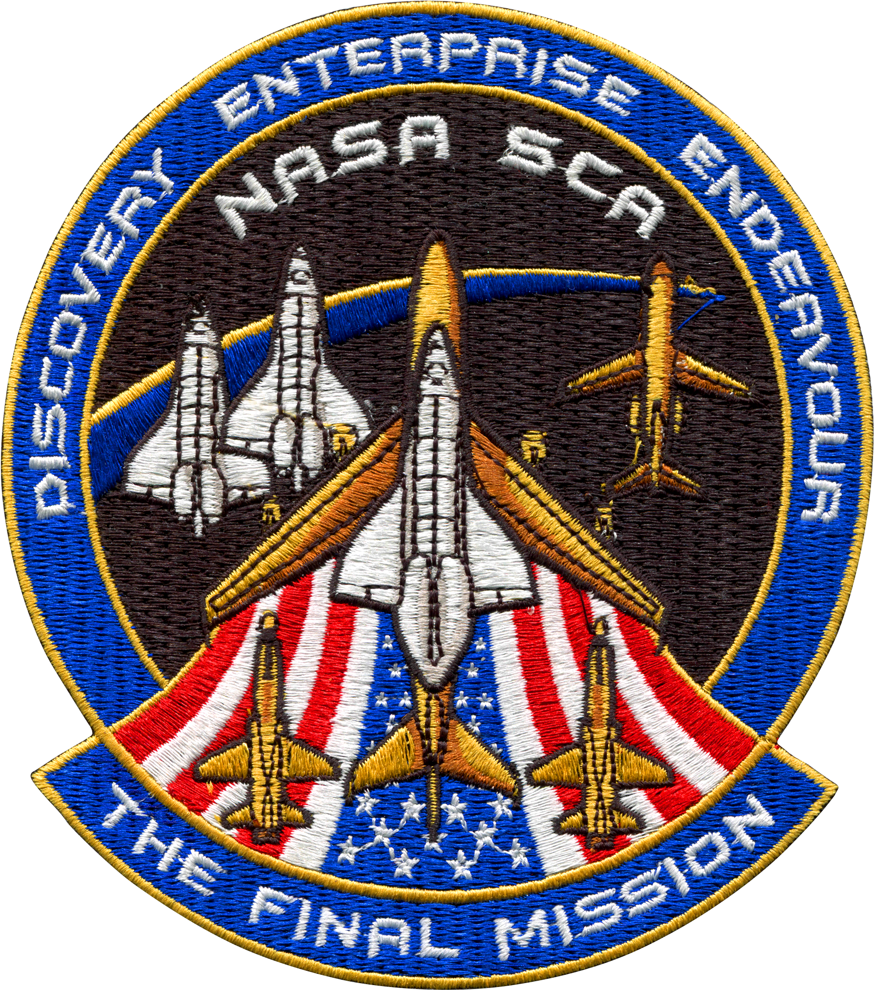 The Final Mission' Patch - Nasa The Final Mission Patch Space Shuttle (600x600), Png Download