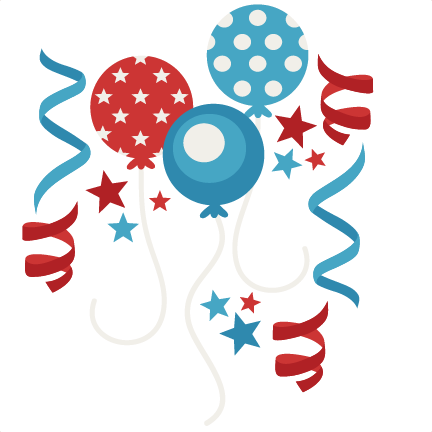 Patriotic Party Set Svg Scrapbook Cut File Cute Clipart - Miss Kate Cuttables Patriotic (432x432), Png Download