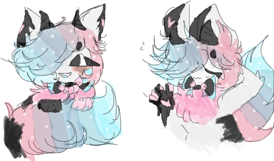 Drawing Furry Emotion - Furry Uke Cat (1024x545), Png Download