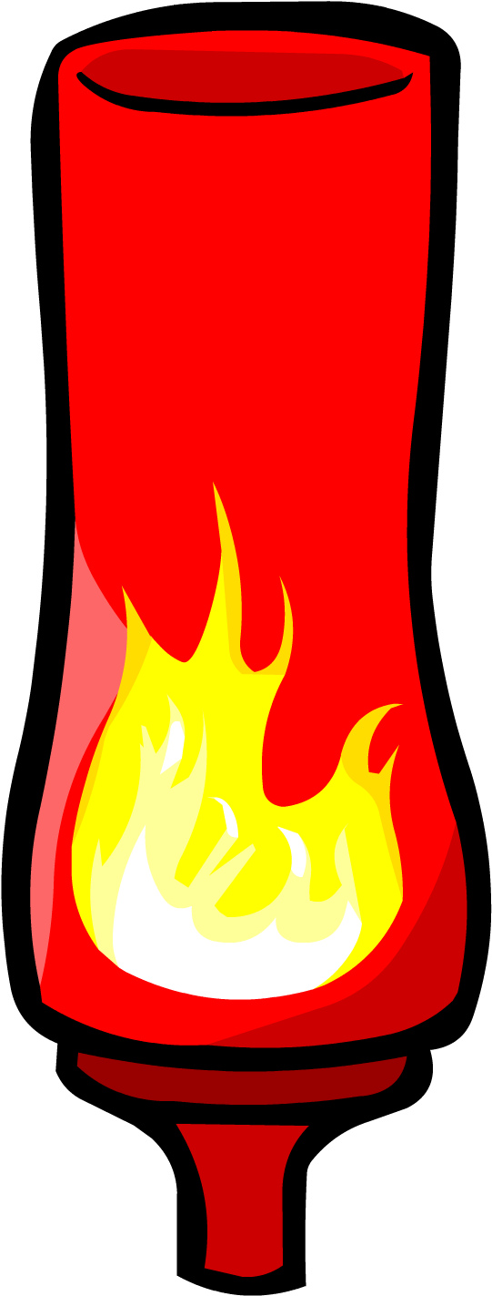 Hot Sauce - Club Penguin Hot Sauce (1512x1422), Png Download